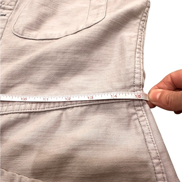 Madewell x As Ever Lilac Tint Garment Dyed Coveralls Jumpsuit 3/4 Sleeve, S - Picture 7 of 9